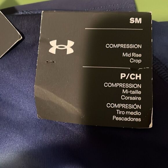 Under Armour Women's HeatGear Fly Fast Printed Crop Leggings small - Picture 6 of 6